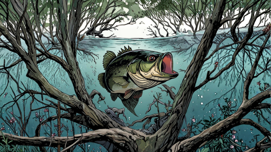 冬でも日照と風で水温が上がりやすいシャローエリア