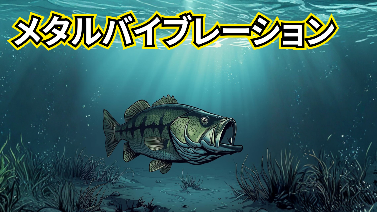 ブラックバスが優雅に泳いでいる様子