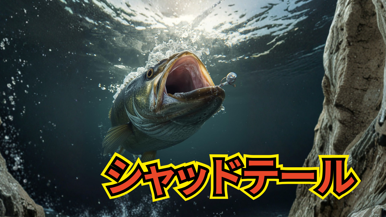 捕食体制に入っているブラックバス